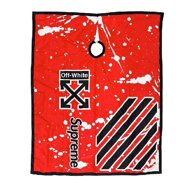 Capa Beauty B Premium Off White Negro Fondo Rojo 153472